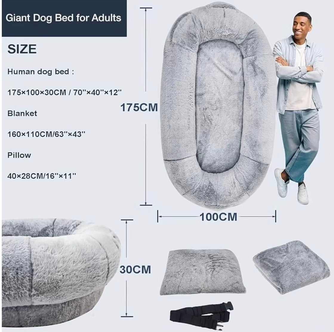 Human Size Dog Bed