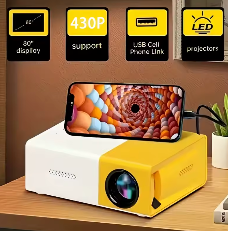Mini Projector Home Theater HD