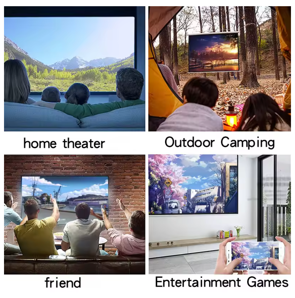 Mini Projector Home Theater HD